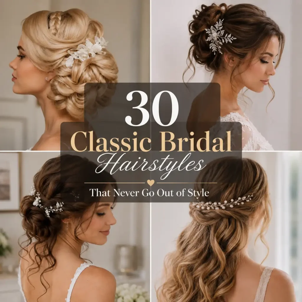 30 Classic Bridal Hairstyles That Never Go Out of Style