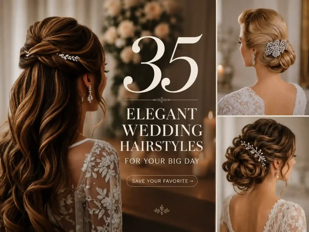 35 Elegant Wedding Hairstyles for Your Big Day