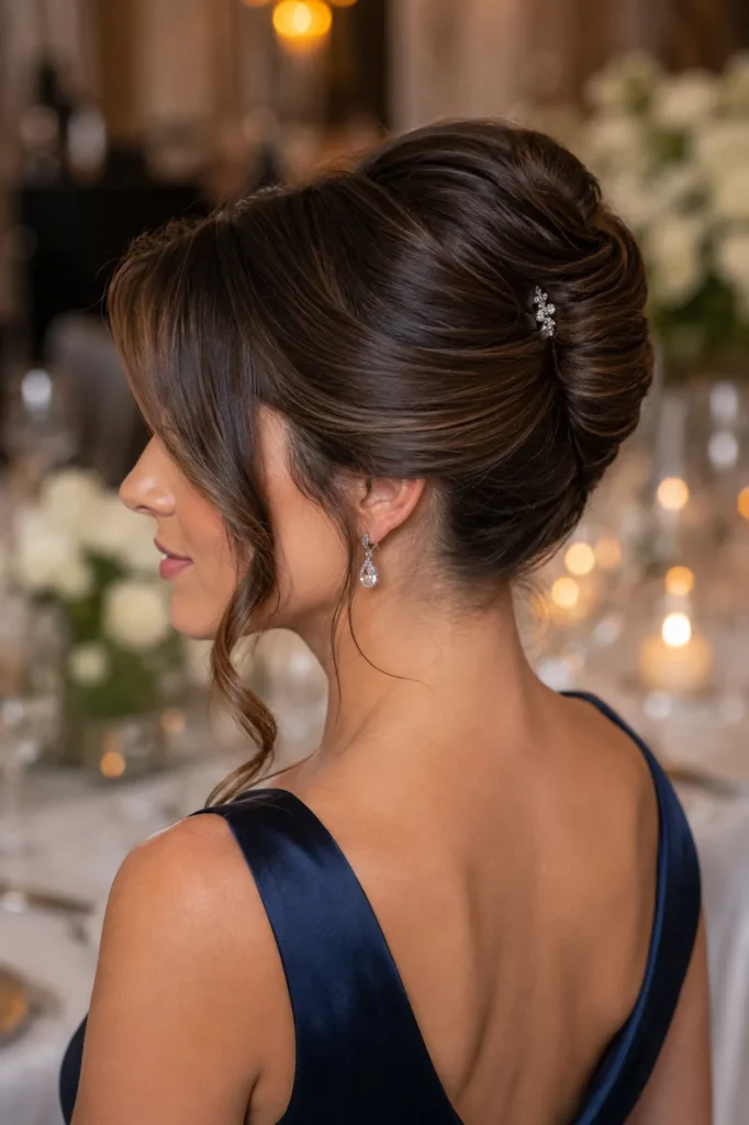 Elegant Sculpted Low Bun