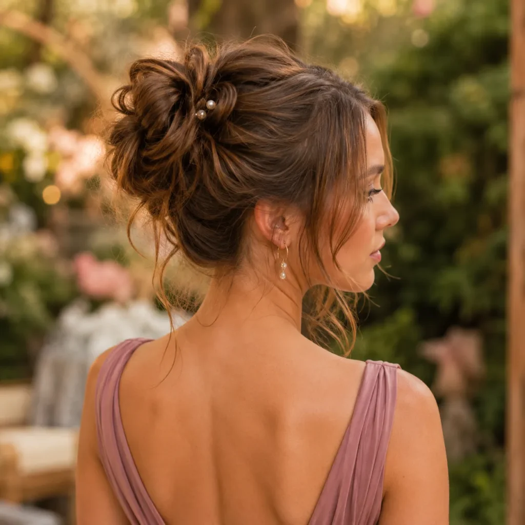 Romantic High Bun
