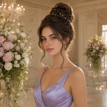 Romantic High Textured Bun