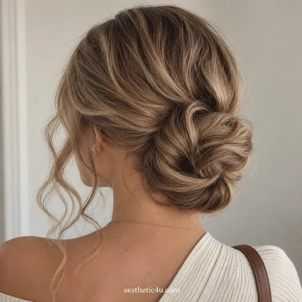 Low Romantic Messy Bun