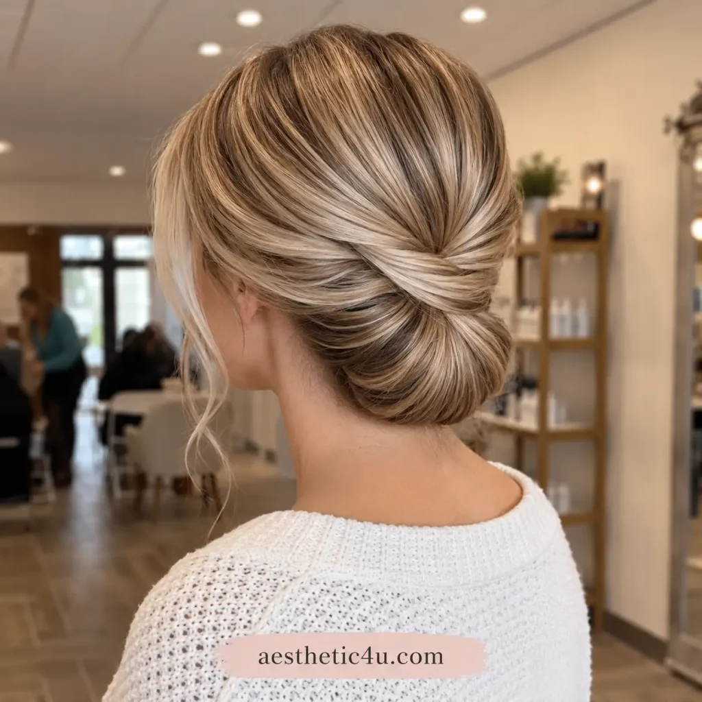 Classic Low Chignon