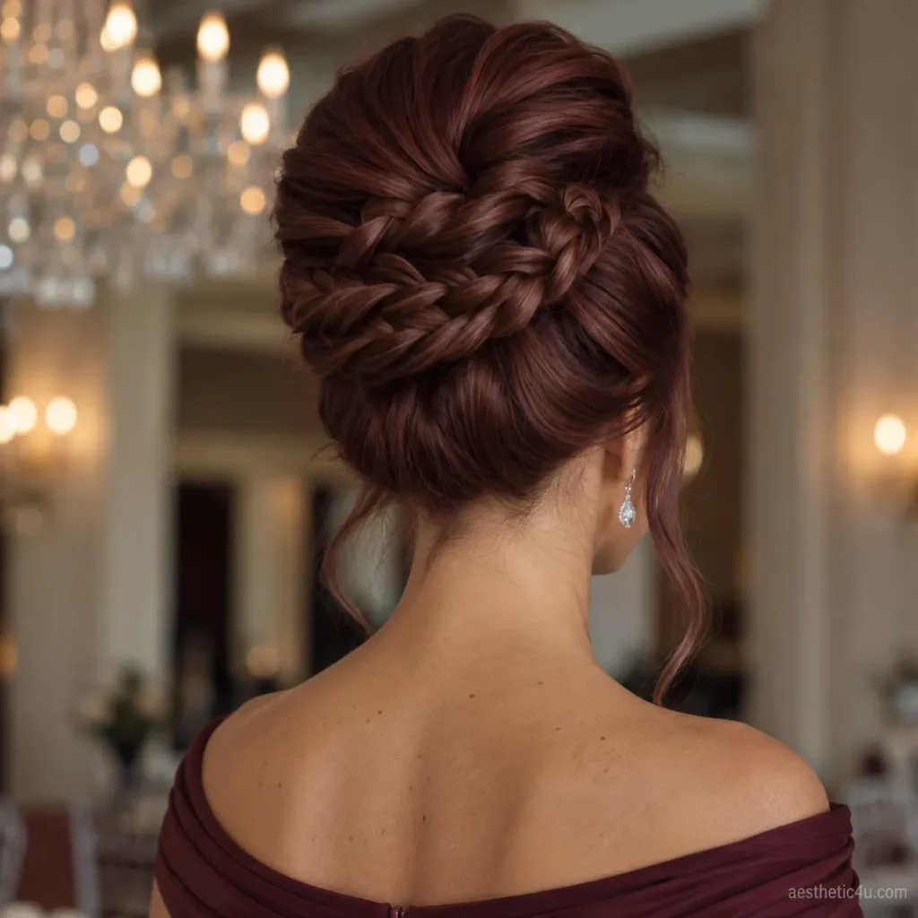 11. Voluminous Braided Updo