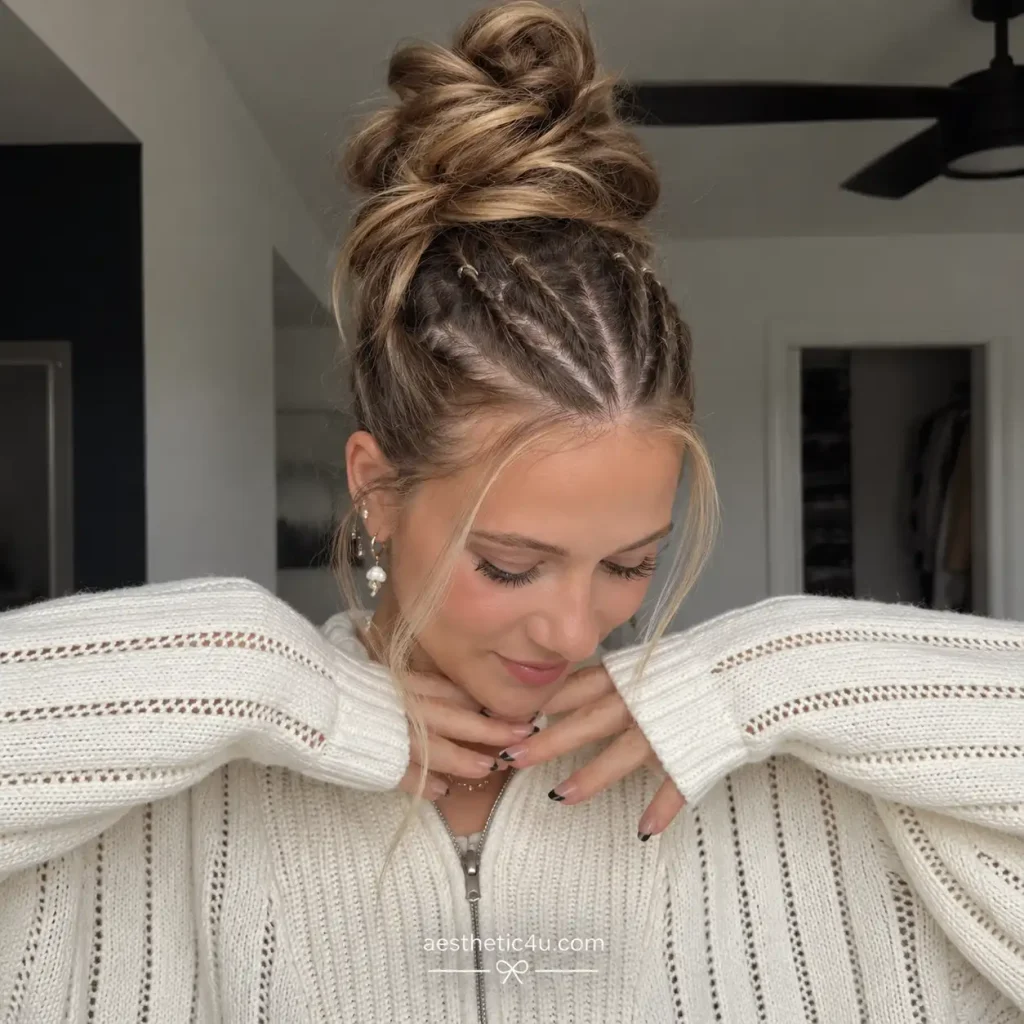 Twisted Messy Bun