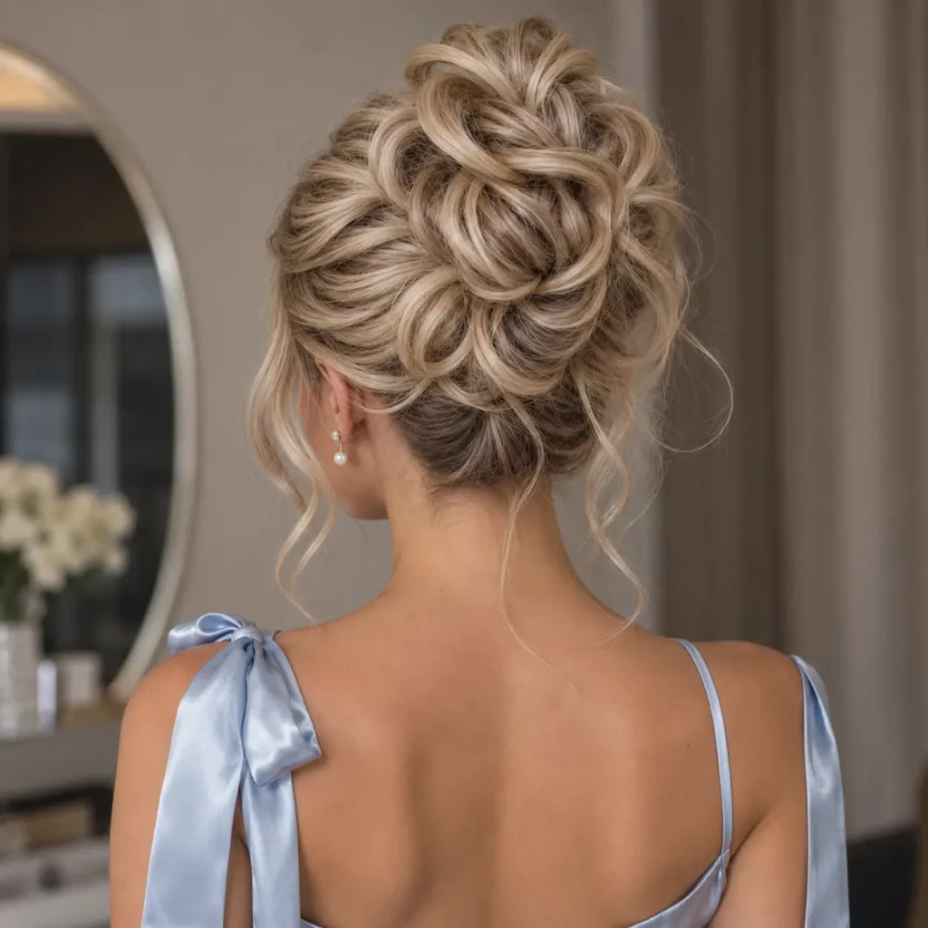 Voluminous Bridal Updo