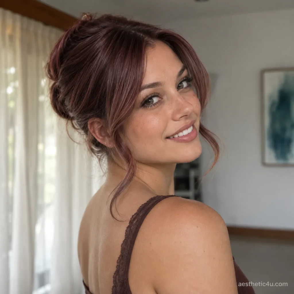 14. Soft Low Bun With Face-Framing Pieces