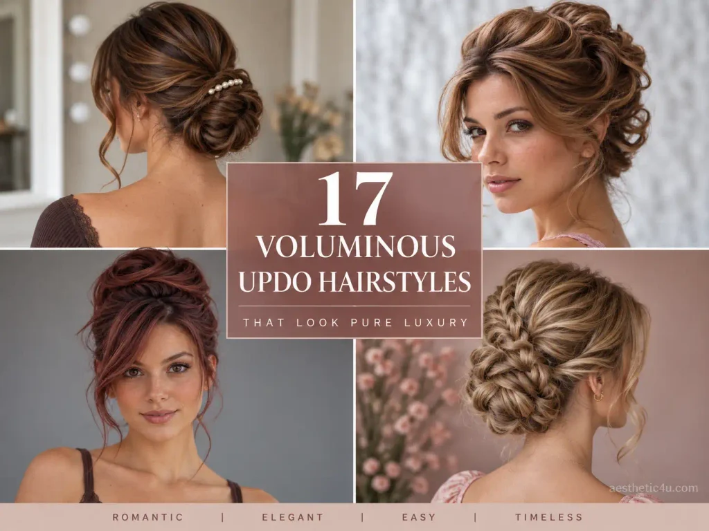 17 Voluminous Updo Hairstyles That Look Pure Luxury