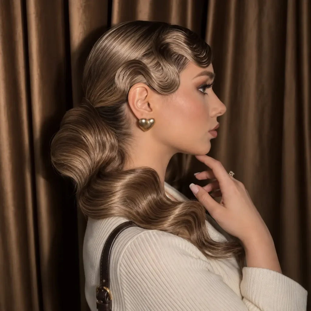 Sleek Low Ponytail