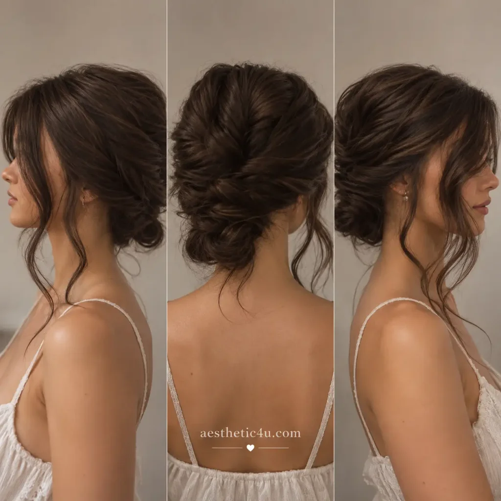Boho Textured Updo