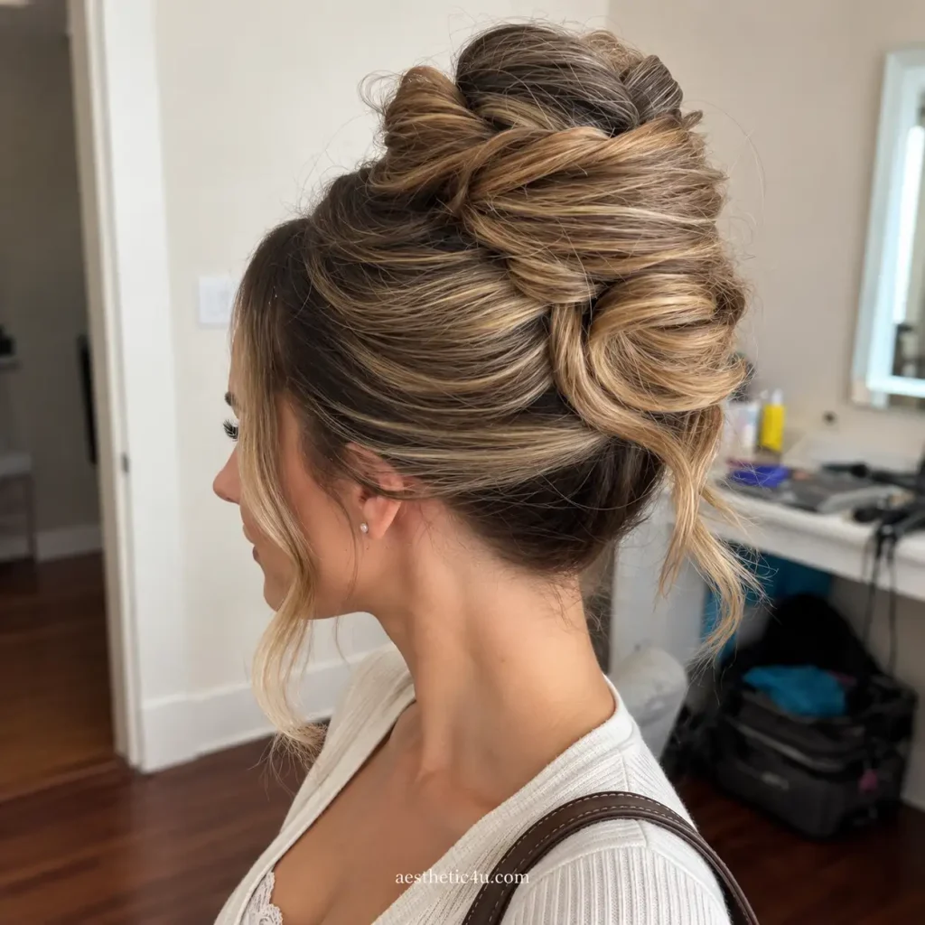 Tousled Bridal Bun