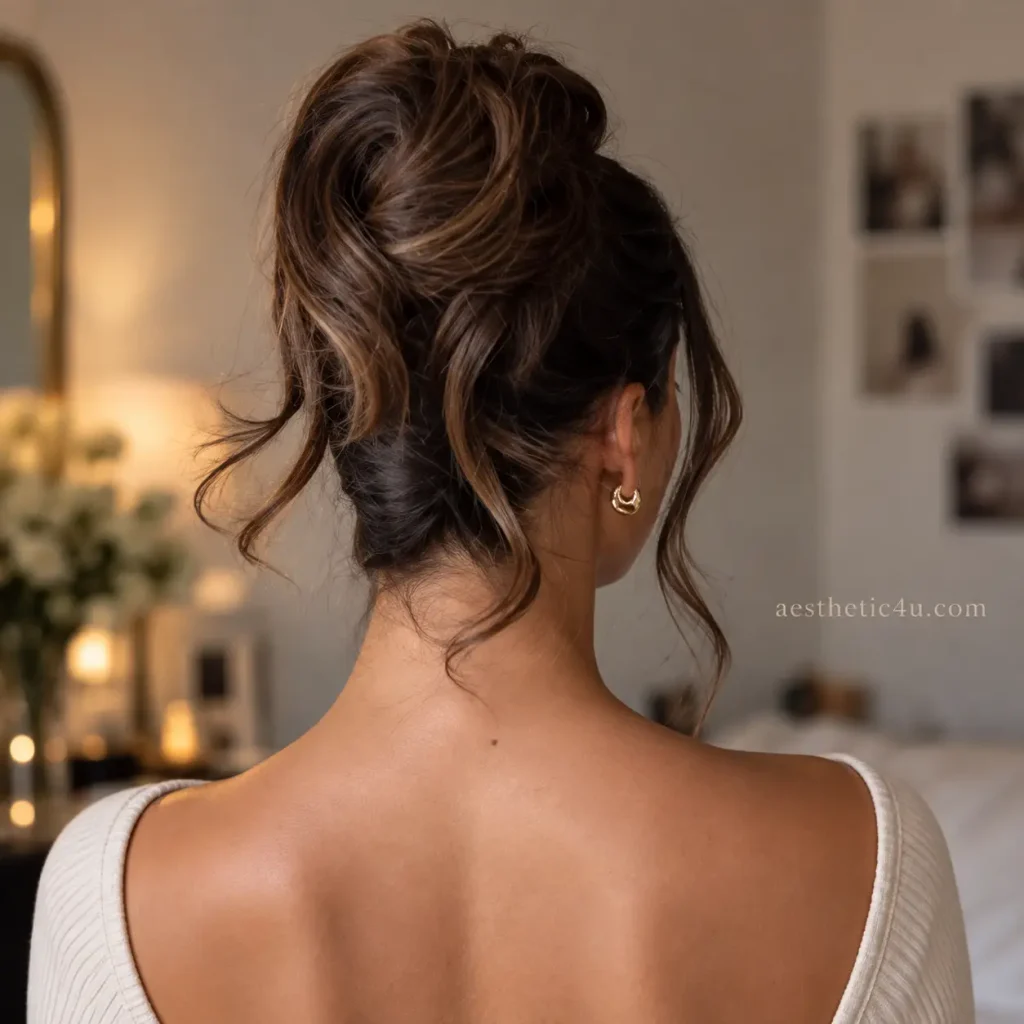 Soft Curl Updo