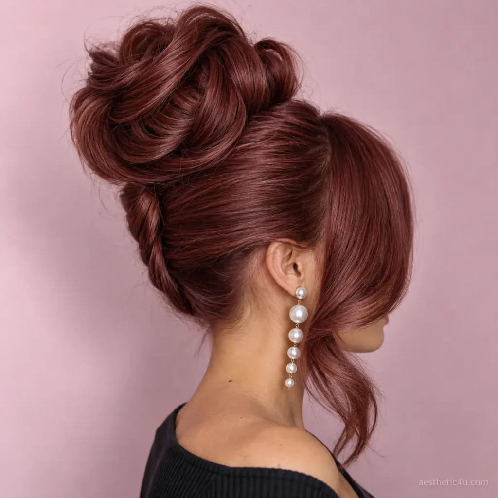 Voluminous High Bun