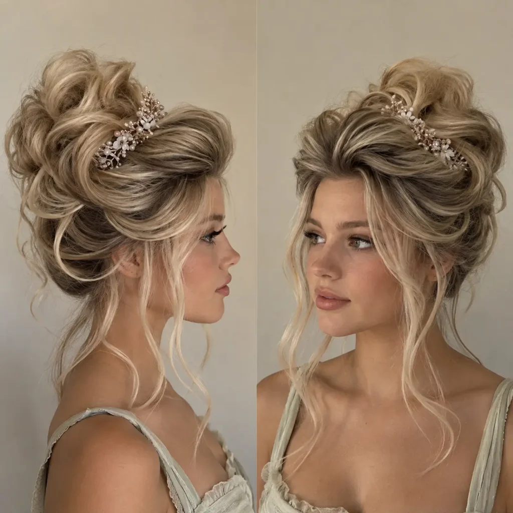 Glamorous Voluminous Updo