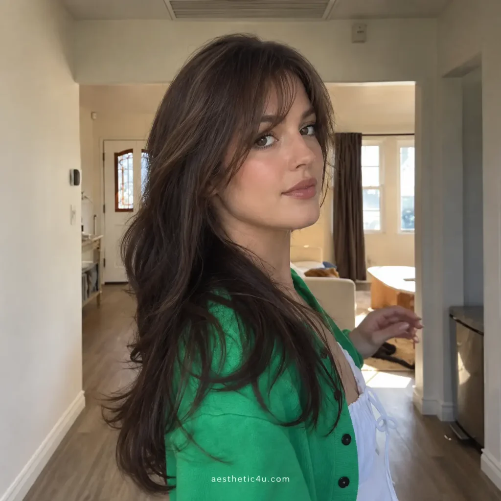 Face-Framing Messy Chignon