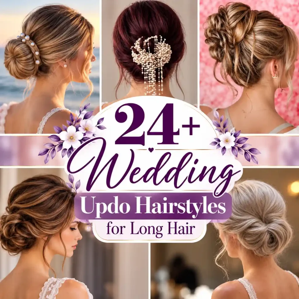 24+ Wedding Updo Hairstyles for Long Hair You’ll Want to Save