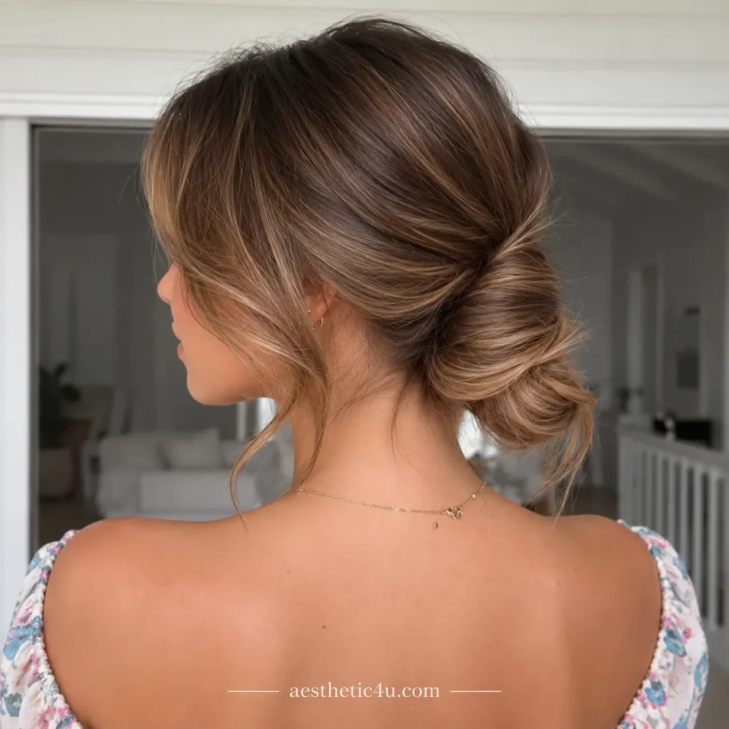 The Ultra-Soft Bridal Messy Bun
