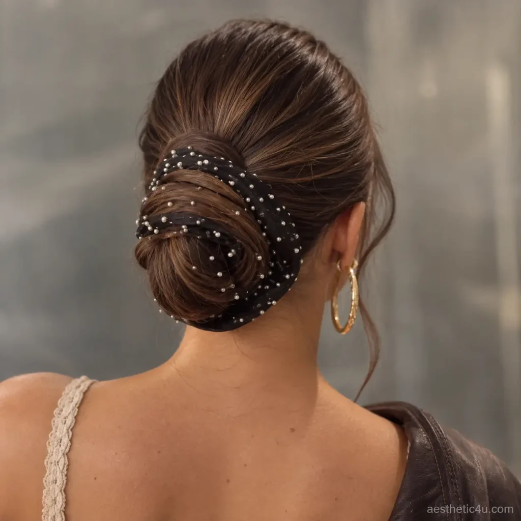 Cocktail Party Messy Bun