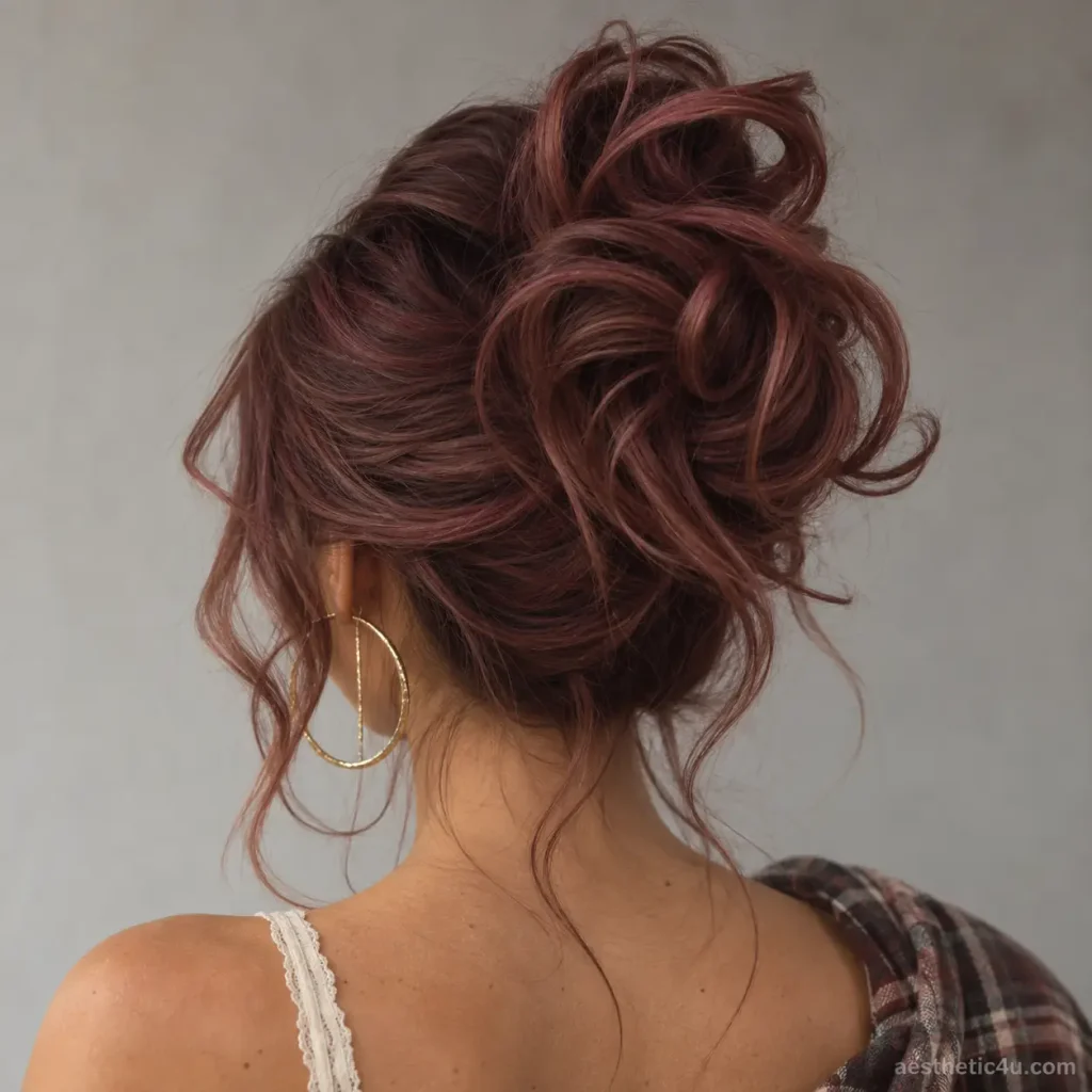 Office-to-Event Messy Bun