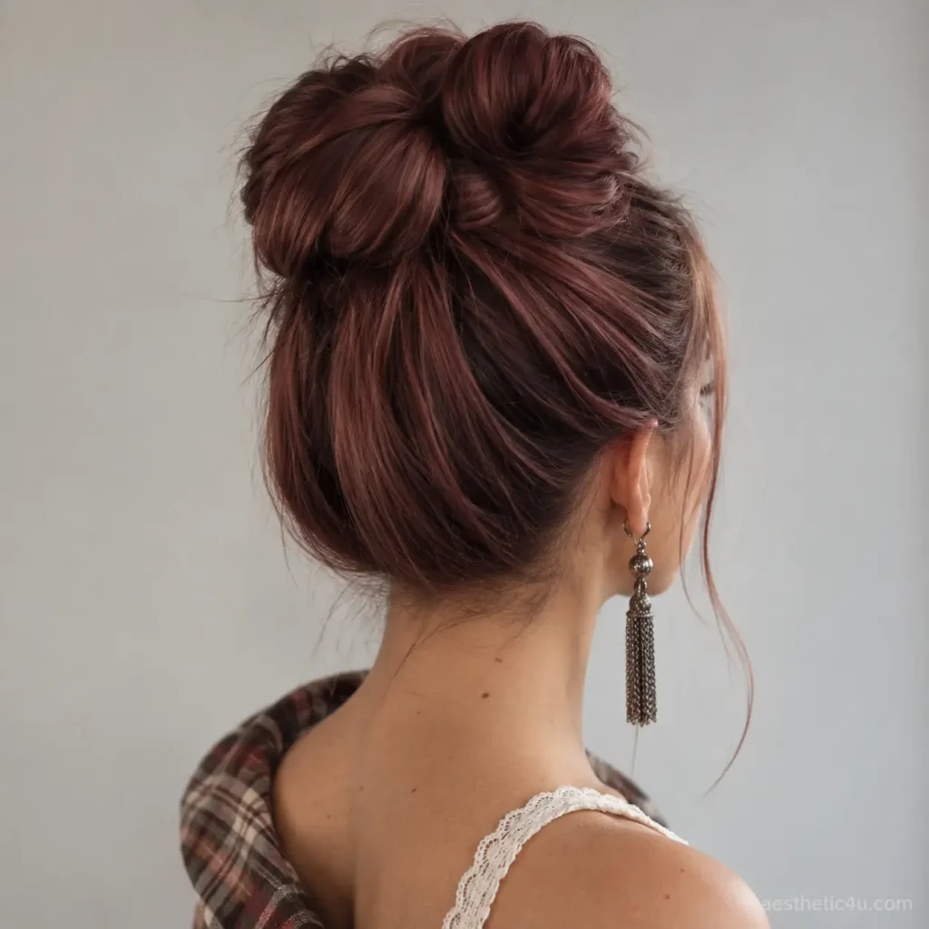Heatless Messy Bun