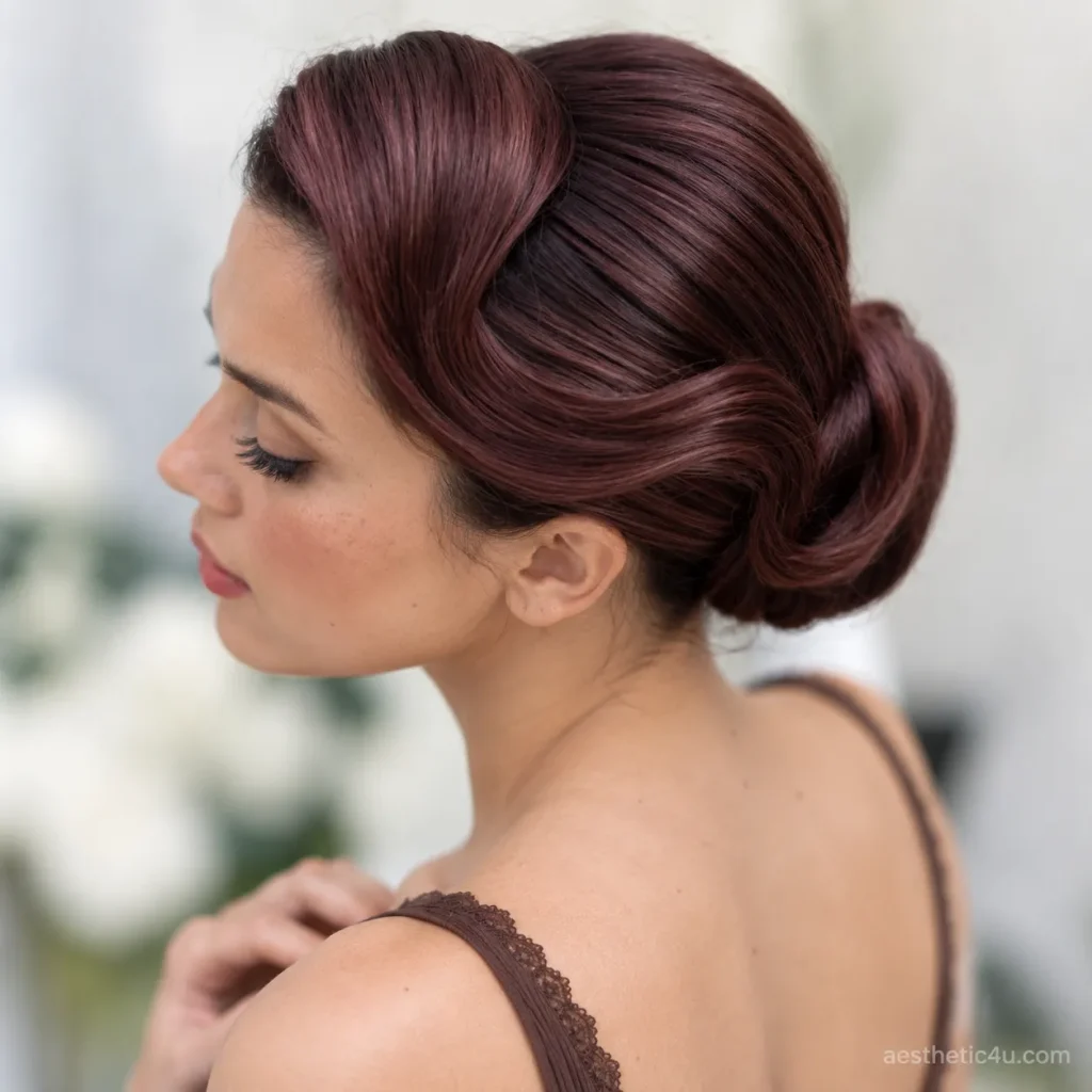 Sculpted Bridal Updo