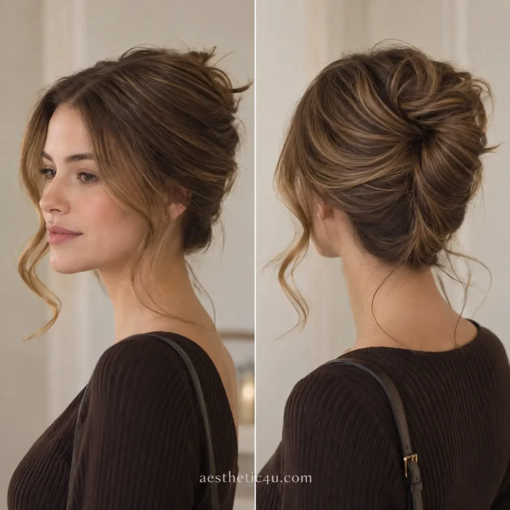 Textured French Twist