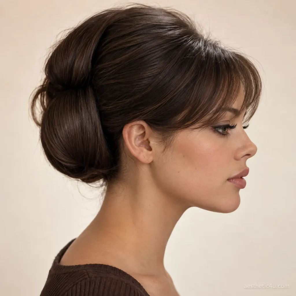 . Soft Bouffant Updo