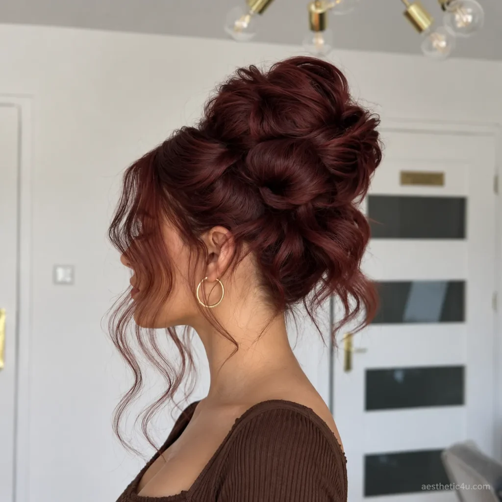 8. Messy Luxury Bun