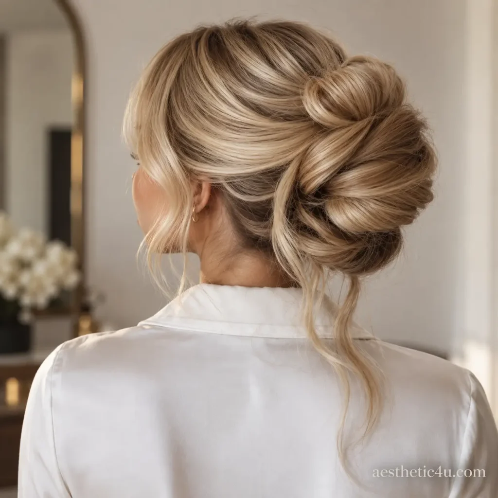 Messy Bun Wedding Hairstyles