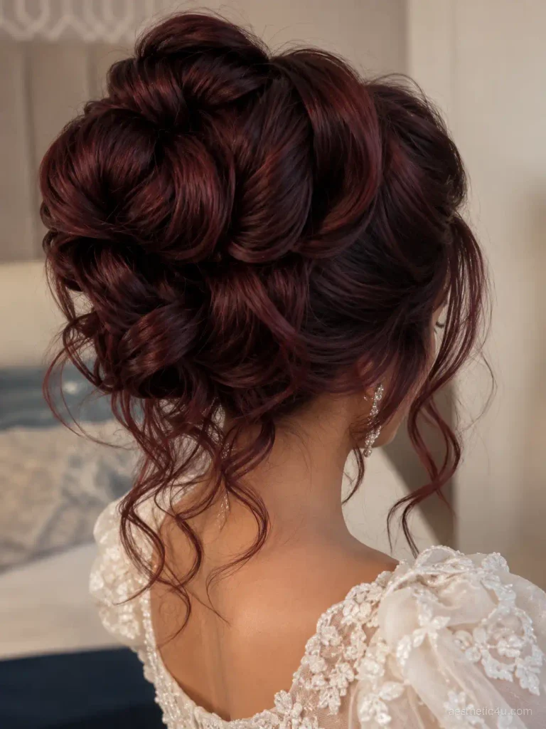 18+ Messy Wedding Hairstyles for a Romantic Look