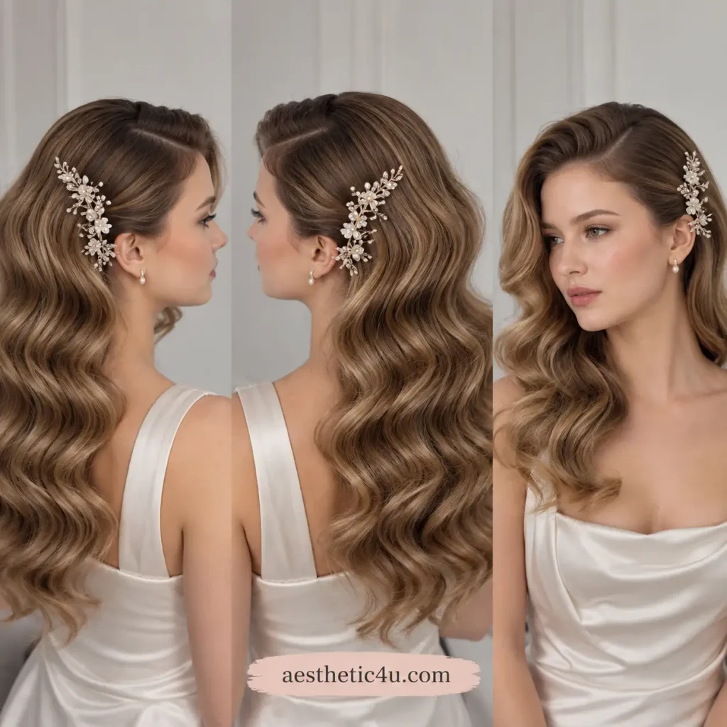 Side-Swept Hollywood Waves