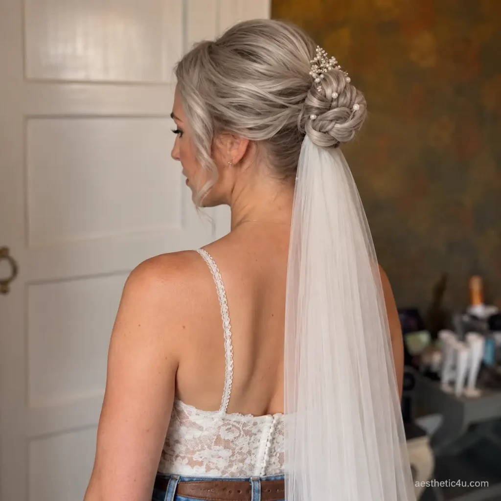 Wedding Updo Hairstyles That are perfect With Veil