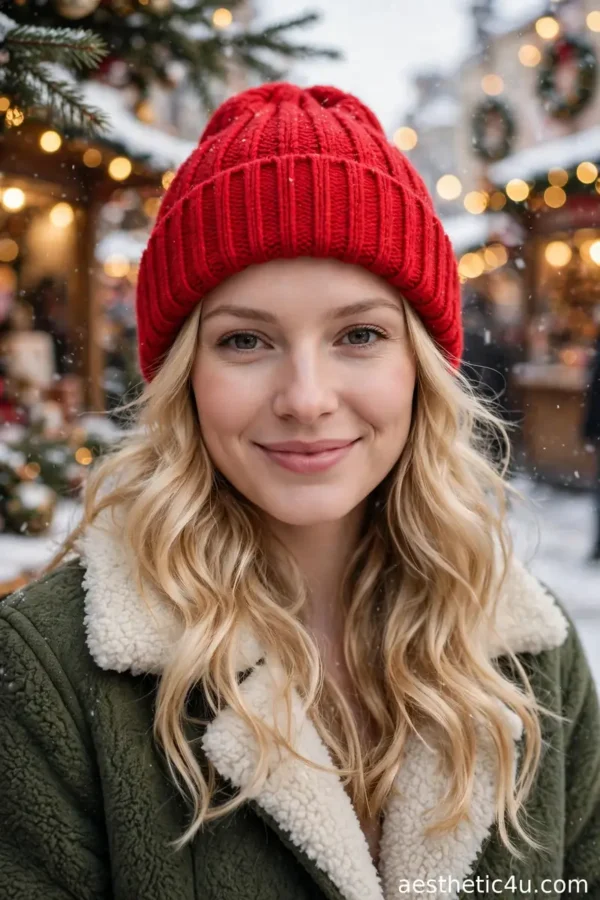 16 Christmas Hairstyles With Hat That Actually Work