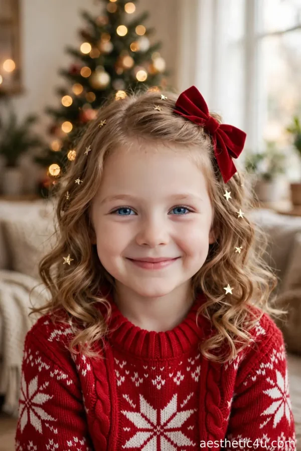 18 Easy Christmas Hairstyles for Kids in Under 10 Minutes